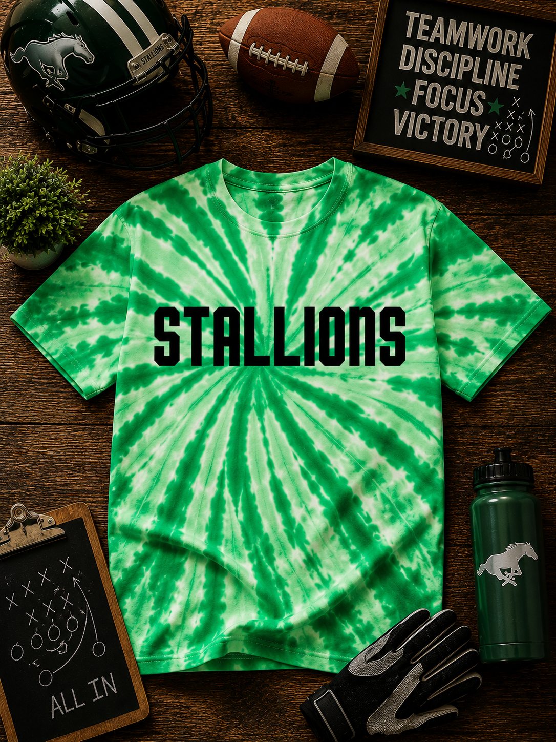 Tie Dye PUFF VINYL Shirts