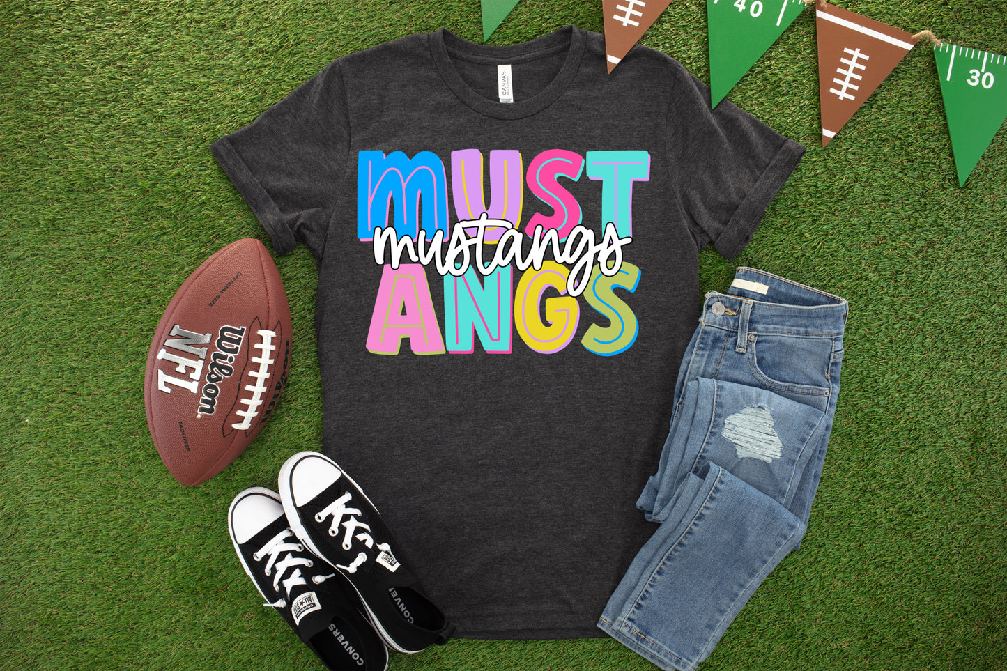 Mustangs Short/Long Sleeve shirts (adult only)