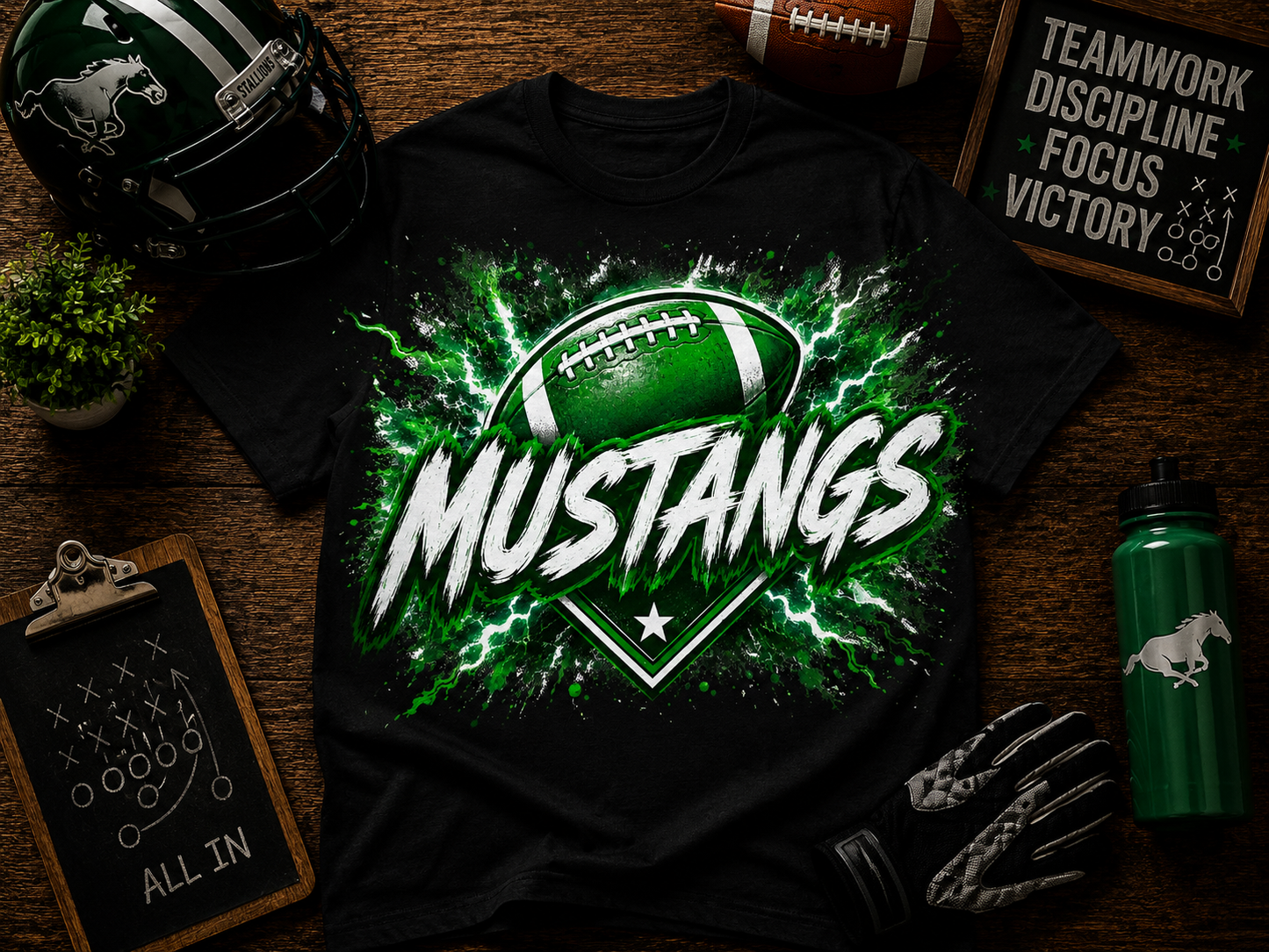 Mustangs Shirt Options