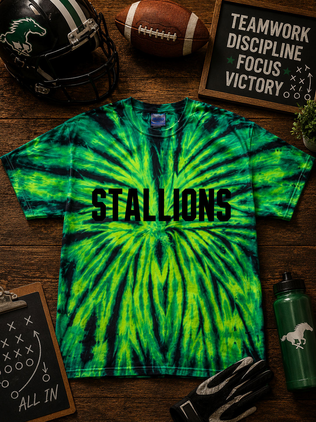 Tie Dye PUFF VINYL Shirts