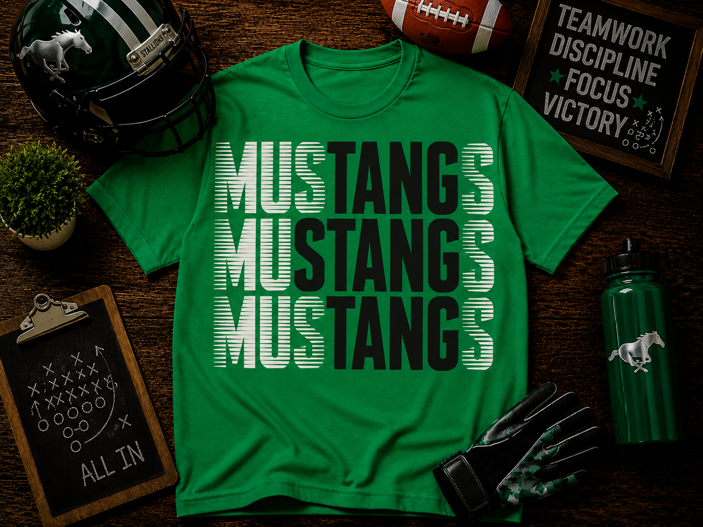 Mustangs Shirt Options