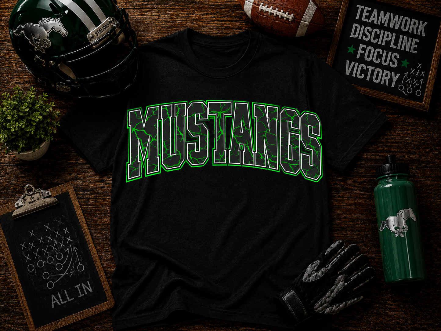 Mustangs Shirt Options