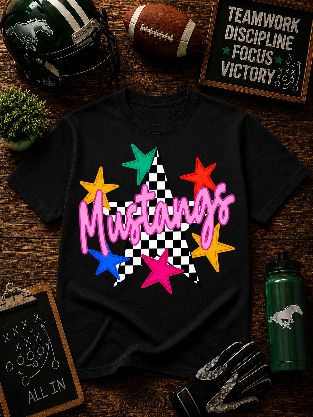 Mustangs Shirt Options