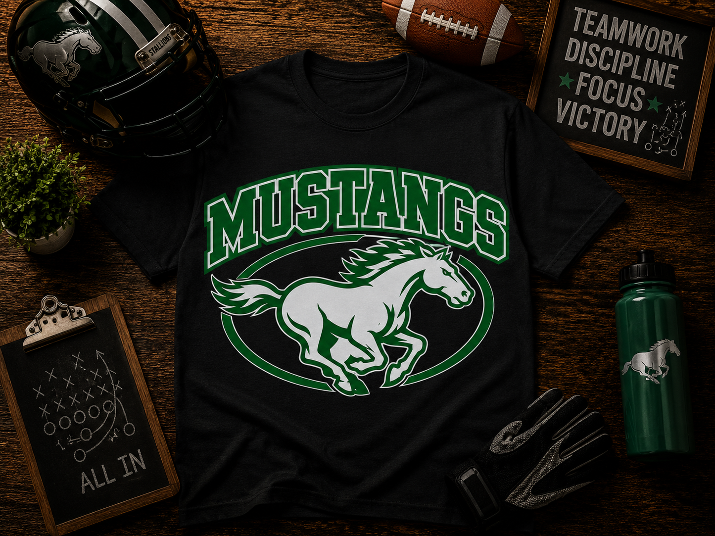 Mustangs Shirt Options