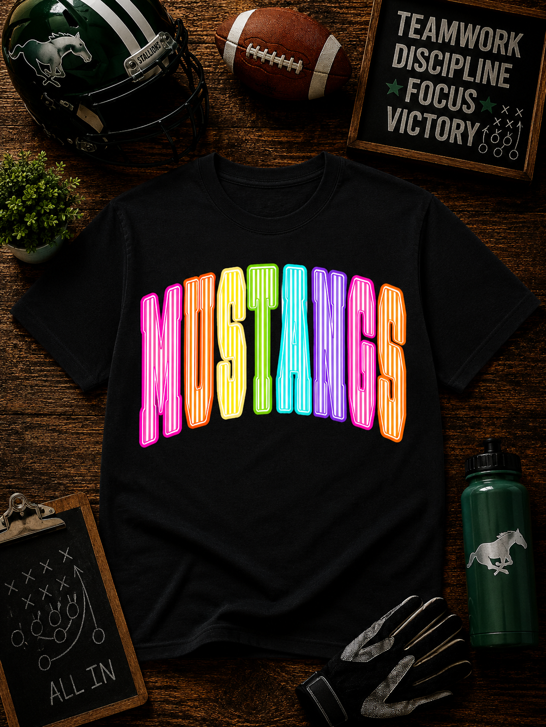Mustangs Shirt Options