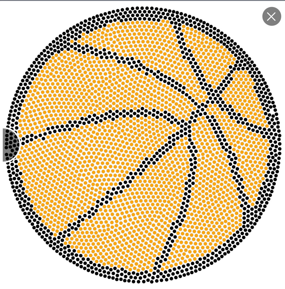 Basketball spangle t shirt