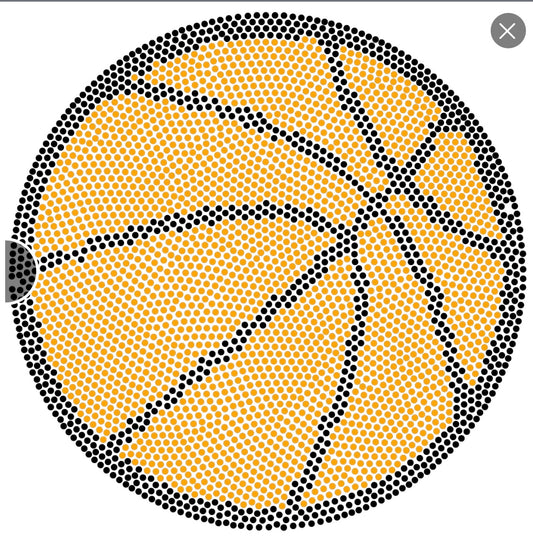 Basketball spangle t shirt