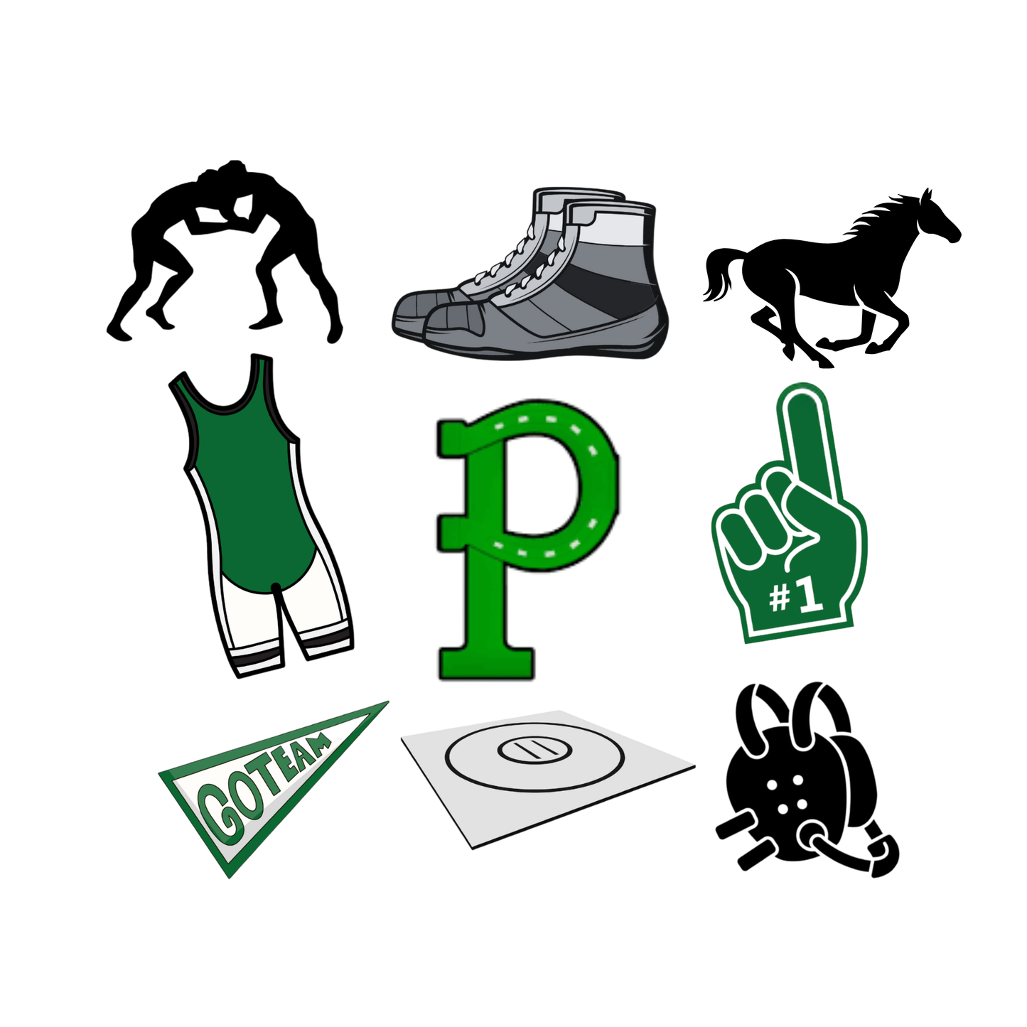 Portage Wrestling T shirts